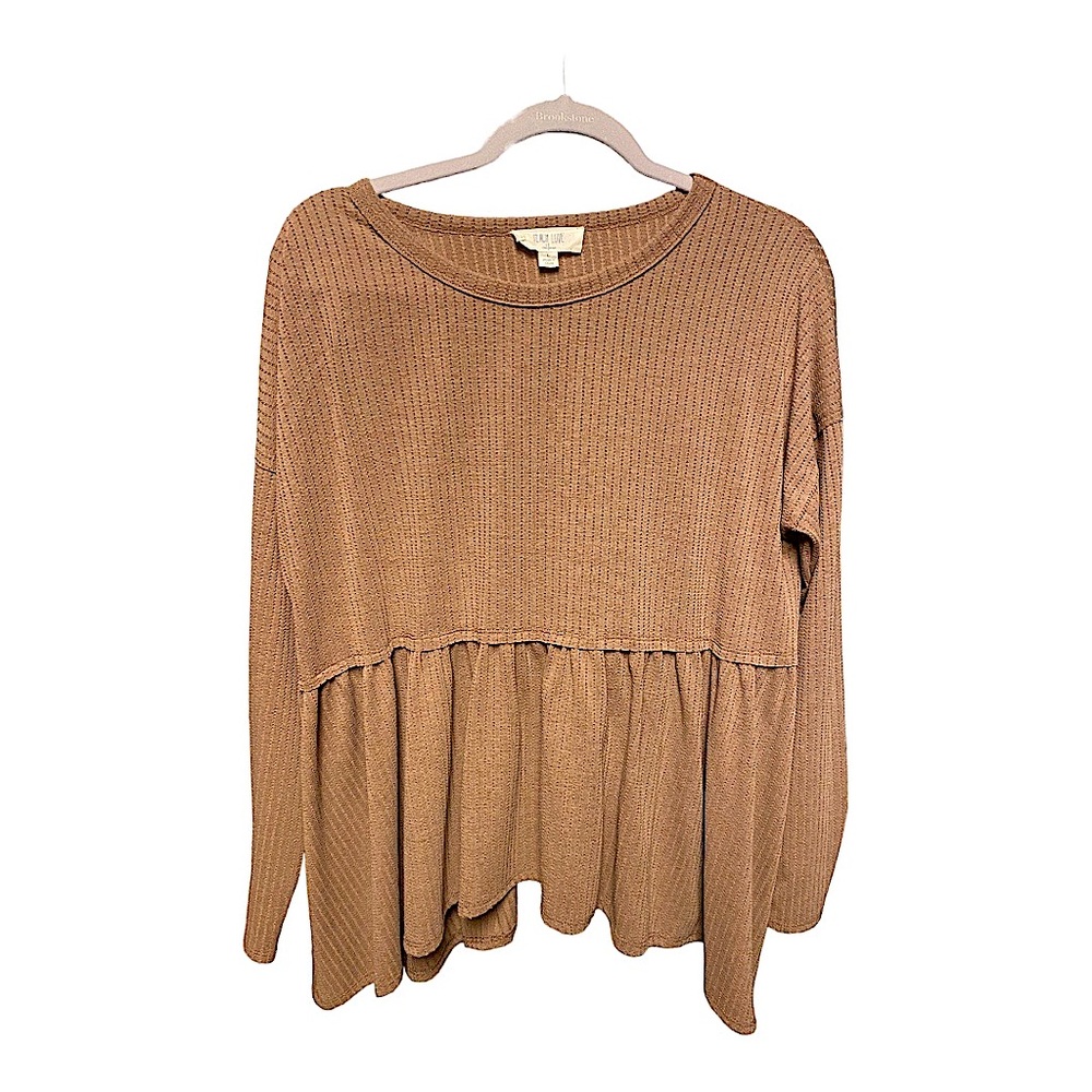 Super cute boutique long sleeve camisole size L